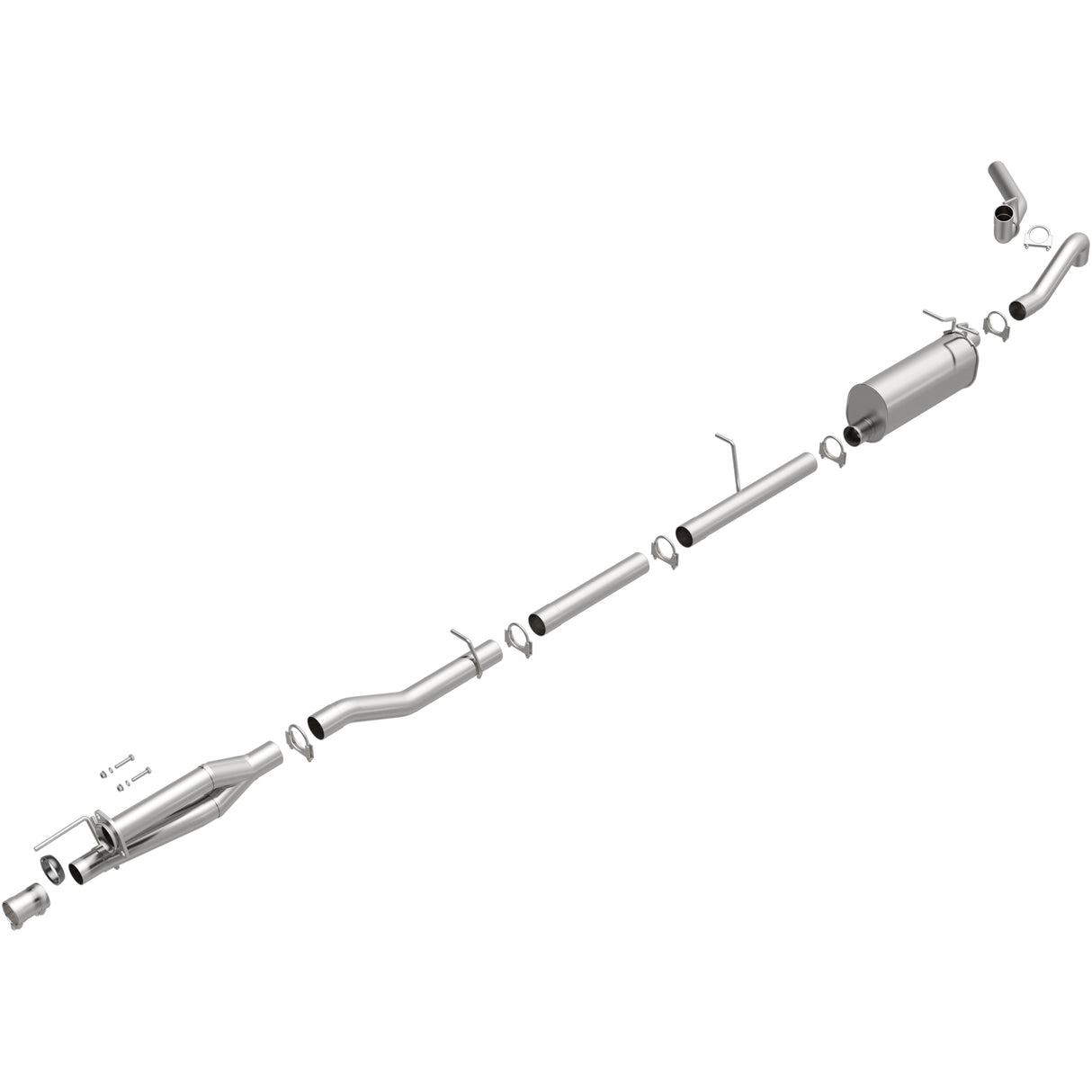 2011-2016 Ford F-250 Super Duty Direct-Fit Replacement Exhaust System 106-0522 aluminized steel
