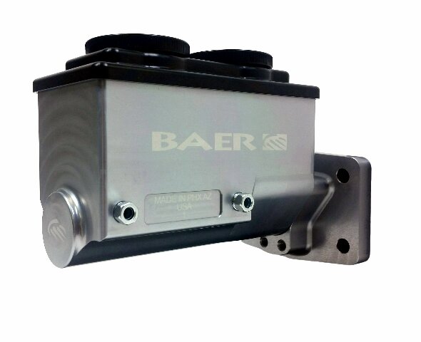 Master Cylinder 4 Bolt Mopar, Gray Finish, Left Port, 1.00" Bore 6801300LP