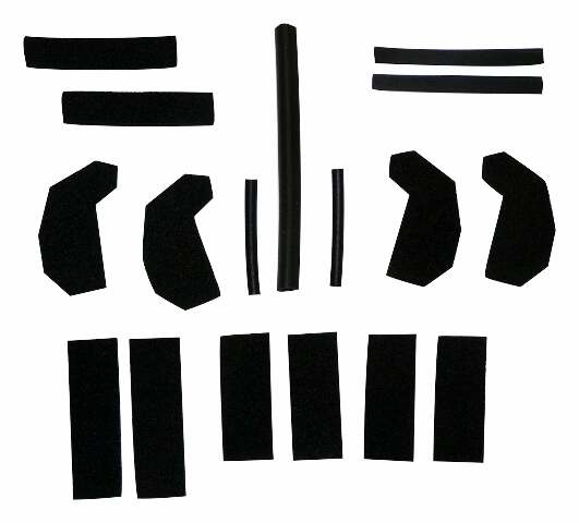 Crown Automotive 68026937AB -   Foam Black Hard Top Seal Kit - Jeep Wrangler 2007-2018
