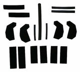 Crown Automotive 68026937AB -   Foam Black Hard Top Seal Kit - Jeep Wrangler 2007-2018