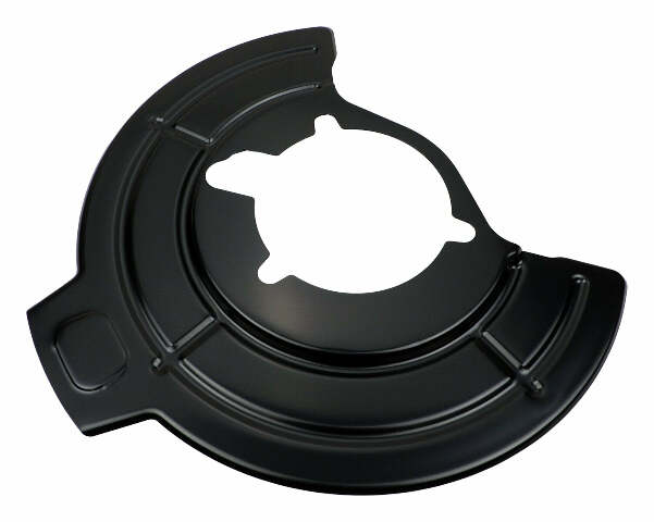 Fits 2007-2018 Jeep Wrangler JK Wrangler Brake Dust Shield; 68043287AB steel black