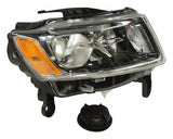 Jeep Plastic Black headlight assembly - 68110996AD