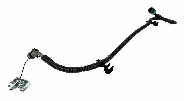 Fits 2012-2018 Jeep Wrangler JK Wrangler Fuel Hose; 68141849AD stainless steel black