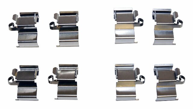 Brake Pad Spring Kit for 2014+ Jeep Wrangler JL Wrangler & KL Cherokee - 68159523AC stainless steel