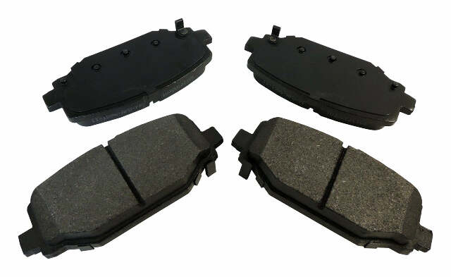 Jeep Semi-Metallic Black Brake Pad Set - 68159526AB steel