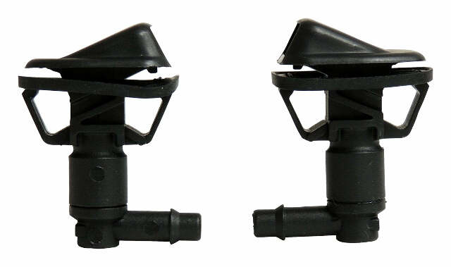 Crown Automotive - Plastic Black Windshield Washer Nozzle Set - 68164356K
