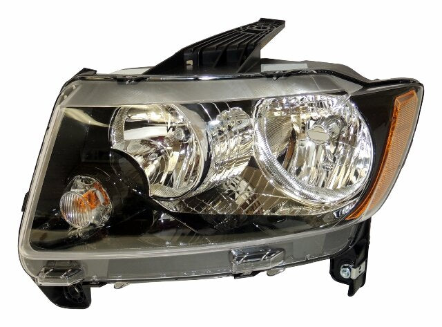 Jeep Plastic Black headlight assembly - 68171215AB