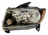 Jeep Plastic Black headlight assembly - 68171215AB