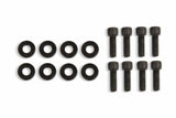 Mr. Gasket Fabricated Aluminum Valve Covers - Black Finish - 6818BG
