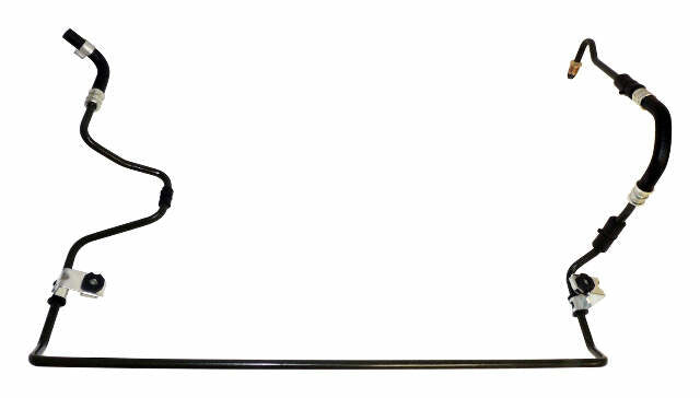Power Steering Return Hose for 2018+ Jeep Wrangler JL Wrangler & Jeep Gladiator JT Gladiator w/ LHD - 68248291AC stainless steel black