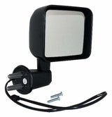 Right Side Power, Heated, side mirror assembly for 2015-2018 Jeep Wrangler JK Wrangler; Textured Black - 68249852AD