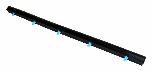 L or R Hood to Fender Weatherstrip for 2018+ Jeep Wrangler JL Wrangler or Jeep Gladiator JT Gladiator - 68272214AA black