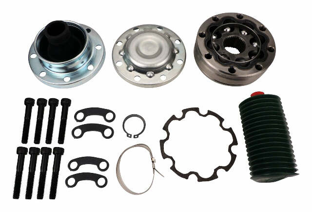 Fits 2018-2023 Jeep Wrangler JL Wrangler Drive Shaft CV Joint Kit; 68272524FRK steel black