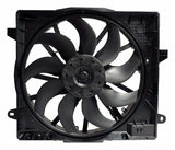 2018-2025 Jeep Wrangler JL w/2.0L Engine Cooling Fan Module 68272755AD-CRN black