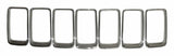 Brushed Platinum Grille Insert Set for 2015-2016 Jeep WK Grand Cherokee - 68285652AA