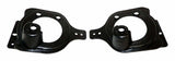 Fits 2018-2022 Jeep Wrangler JL Wrangler w/ Sport; fog light assembly Bracket Set -68293712K-CRN black