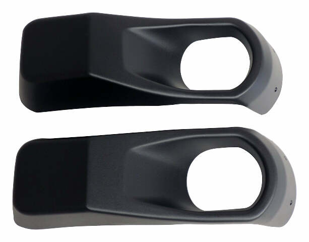 Fits 2018-2022 Jeep Wrangler JL Wrangler; fog light assembly Bezel Set -68295558K-CRN steel