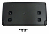 Front License Plate Bracket Kit for Misc. 2018+ Jeep Wrangler JL Wrangler & Jeep Gladiator JT Gladiator - 68295610AA steel black