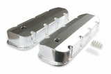 Mr. Gasket fabricated aluminum valve covers with breather holes short bolt BBC Ford Chevy 6830G