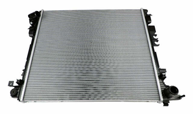 Fits 2018-2023 Jeep Wrangler JL Wrangler w/ 2.0L, 3.6L Engines Radiator; 68314786AC black