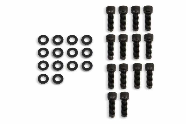 Mr. Gasket fabricated aluminum valve covers black finish 6832BG BBC Ford Chevy 2493