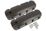 Mr. Gasket fabricated aluminum valve covers black finish 6832BG BBC Ford Chevy 2493