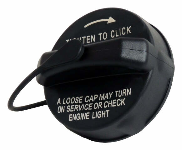 Non-Locking Fuel Cap w/ Tether for Select 2018+ Jeep Wrangler JL Wrangler & Jeep Gladiator JT Gladiator - 68339342AA black