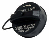 Non-Locking Fuel Cap w/ Tether for Select 2018+ Jeep Wrangler JL Wrangler & Jeep Gladiator JT Gladiator - 68339342AA black