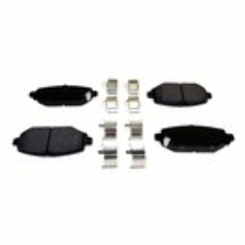 Rear Brake Pad Set for 2018+ Jeep Wrangler JL Wrangler w/ 12.9 Rear Brake Rotors - 68385238AA steel black