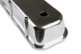 Mr. Gasket cast aluminum tall valve covers polished BBC Chevy 6858G