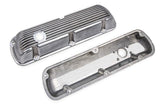 Mr. Gasket Cast Aluminum Valve Covers Pair - Polished - 6861G