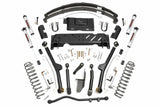 Fits Jeep Cherokee XJ 4WD (84-01) 4.5" Lift Kit; Long Arm; RR Leafs; V2; 68670