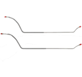t 69 Chevy Malibu Hardtop w/ Manual Drum Brake, Complete Brake Line CBK0294SS Fine Lines