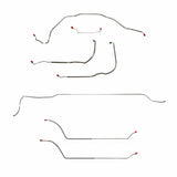 Complete Brake Line Kit for 69 Chevy Malibu w/ Power drum brakes stainless steel