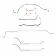 Complete Brake Line Kit for 69 Chevy Malibu w/Manual disc brakes stainless steel