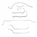 Complete Brake Line Kit for 69 Chevy Malibu w/Manual disc brakes stainless steel