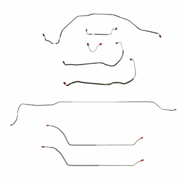 Complete Brake Line Kit for 69 Chevy Malibu w/Manual disc brakes stainless steel