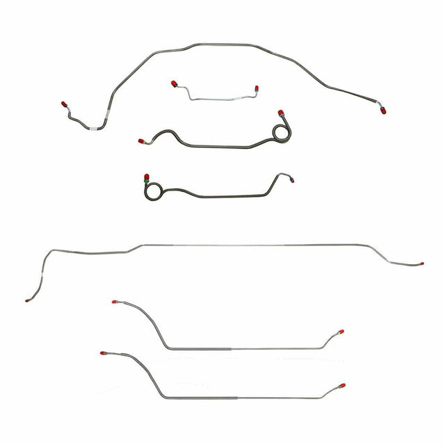 Complete Brake Line Kit for 69 Chevy Malibu w/Manual drum brakes stainless steel