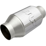 MagnaFlow universal catalytic converter 2.5 inch inlet/outlet stainless steel polished CARB compliant 69006
