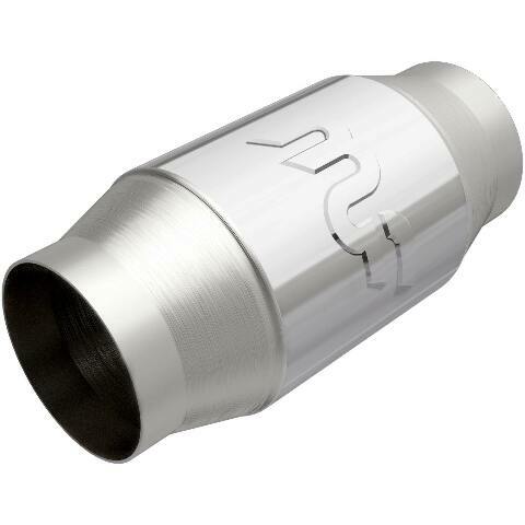 MagnaFlow universal catalytic converter stainless steel polished CARB compliant 69009