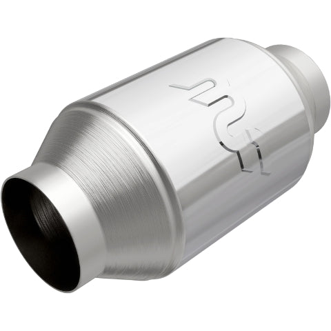 MagnaFlow universal catalytic converter stainless steel polished CARB compliant 69019