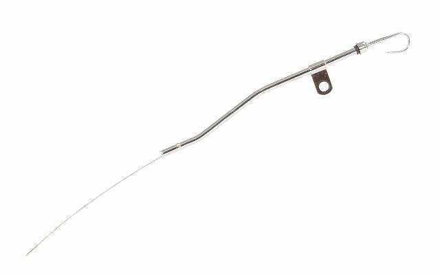 Mr. Gasket oil dipstick and tube Ford chrome polished steel 6920