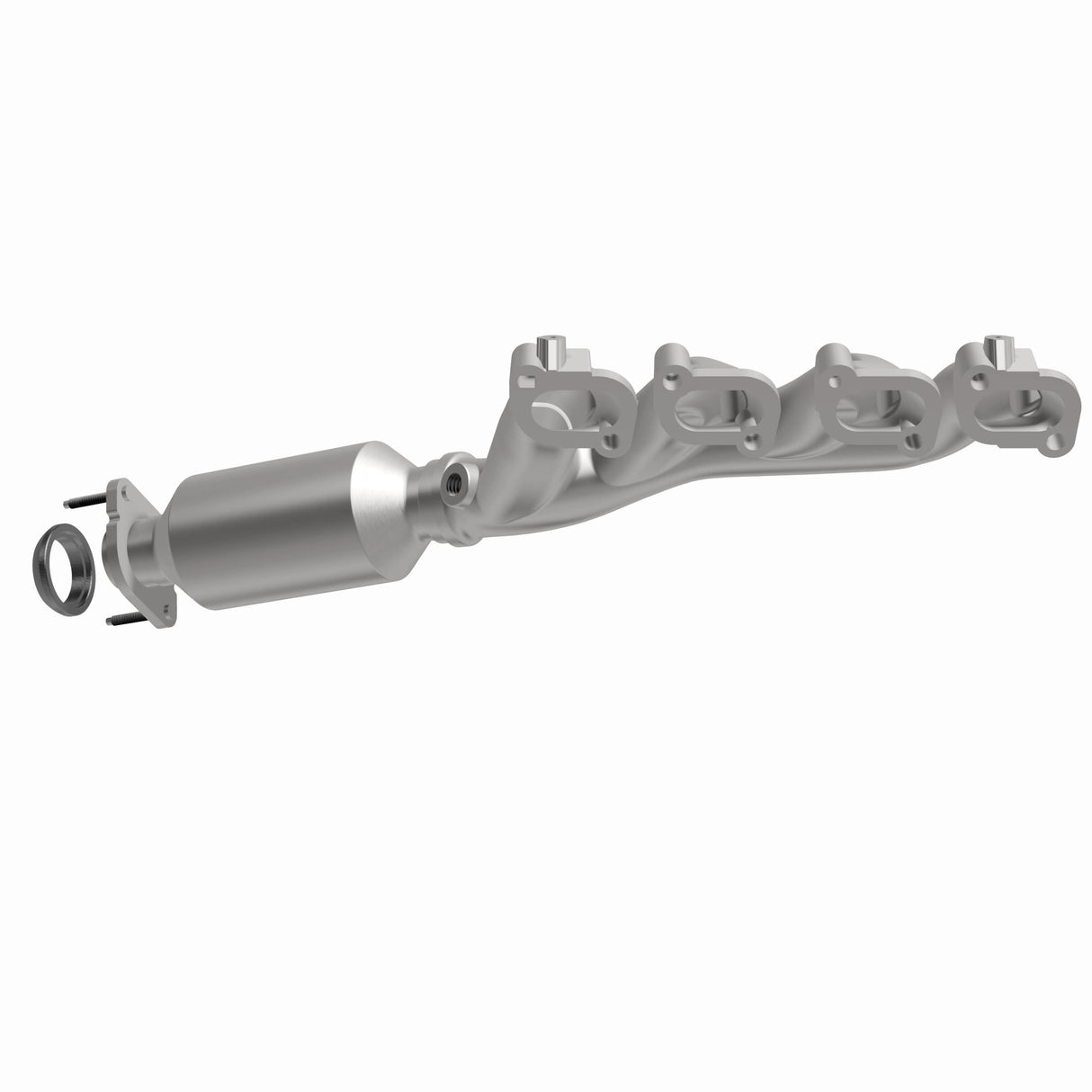 Catalytic Converter with Integrated Exhaust Manifold for HM Grade Federal / EPA Compliant Direct-Fit Manifold Catalytic