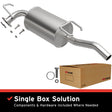 1993-1997 Geo Prizm Direct-Fit Muffler Kit 108-0067 aluminized steel