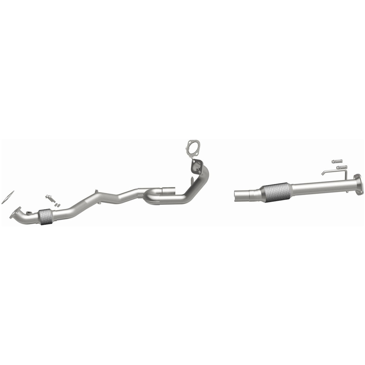 2007-2008 GMC Acadia Direct-Fit Front Pipe Kit 107-0060 stainless steel