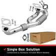 2002-2005 Kia Sedona Direct-Fit Front Pipe Kit 107-0158 stainless steel
