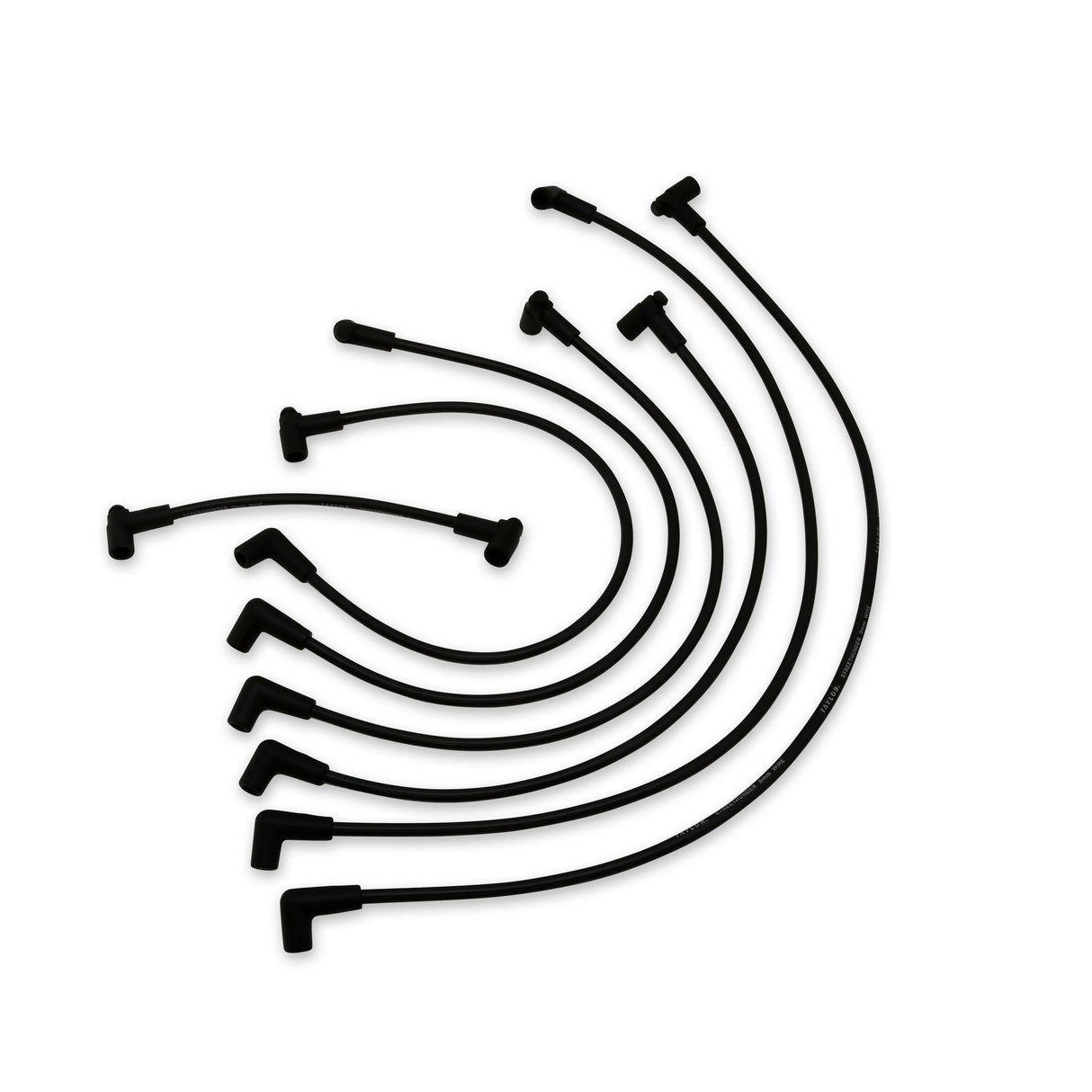 Spark Plug Wire Set 2001-2004 Ford Mustang 8mm Silicone 500 ohm/ft Black 53036