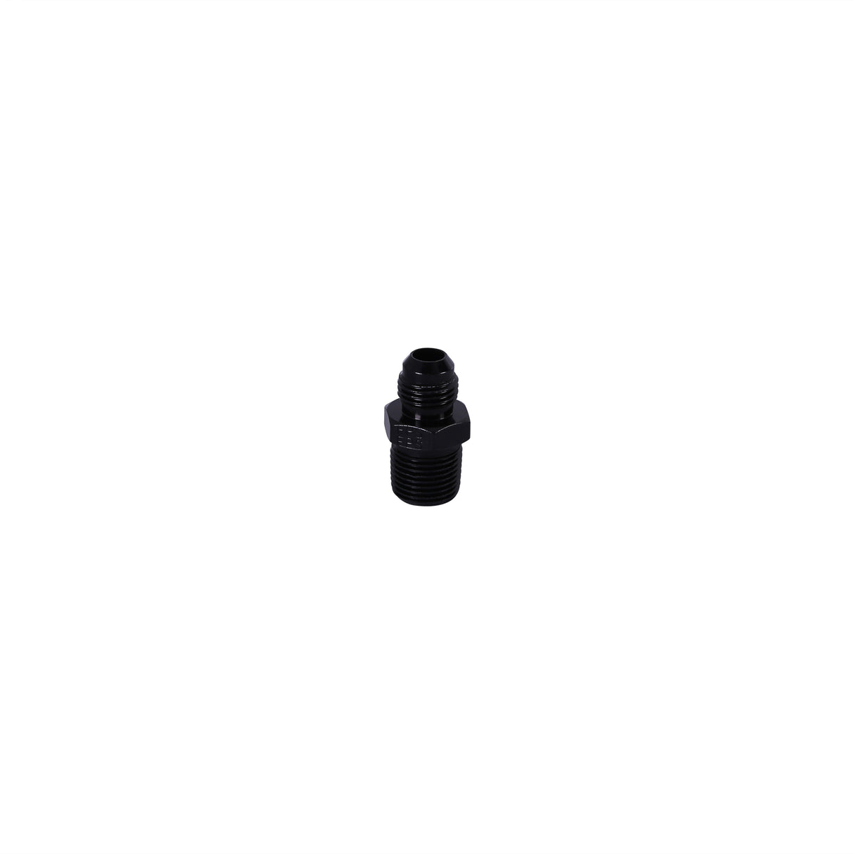 Aeromotive flare adapter fitting 3/8 inch NPT to -6 AN male flare male 15615