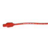Spark Plug Wire Set Universal 8mm Silicone 180? 0 ohm/ft Prowire Solid Red 70264