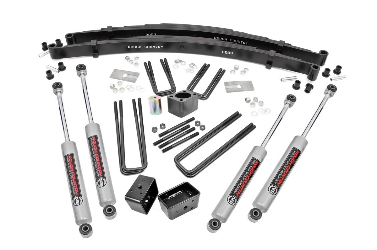 1977-1993 Dodge W150 4 Inch Lift Kit - Rear Blocks - Dodge W100 Truck (86-89)/W200 Truck (78-80) - 311.2